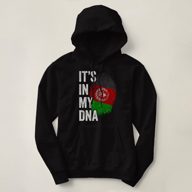 ITS IN MEINE DNA Afghanistan Flag Afghan Roots Pri Hoodie (Design vorne)