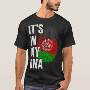 ITS IN MEINE DNA Afghanistan Flag Afghan Roots Pri T-Shirt
