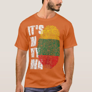 ITS IN MEINE DNA - Litauen Flagge Litauisches Ragl T-Shirt