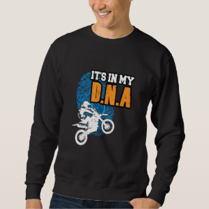 ITS IN MEINEM DNA-Motocross BMX Supermoto Supercro Sweatshirt
