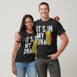 It's in my DNA Belgium Flag Fingerprints T-Shirt
