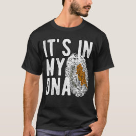 It's in my DNA Cyprus Flag Fingerprints T-Shirt