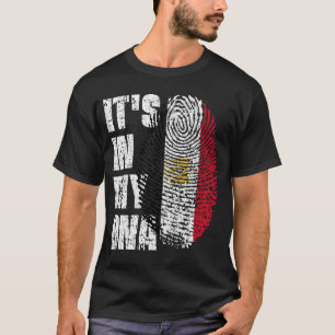 IT'S IN MY DNA Egypt Flag Boy Girl Gift T-Shirt