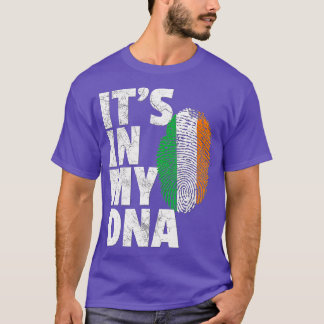 ITS IN MY DNA Irish Ireland Flag National Prio Ro T-Shirt