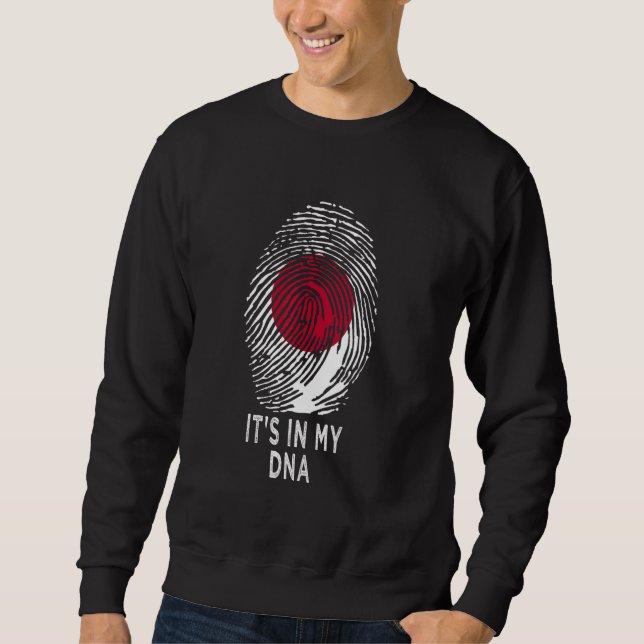 It's In My DNA Japan  Japanese Proud Japan Flag 1 Sweatshirt (Vorderseite)