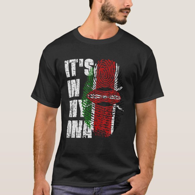 IT's IN MY DNA Kenya Flag Kenyan T-Shirt (Vorderseite)