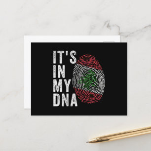 It's In My DNA - Lebanon Flag Postkarte