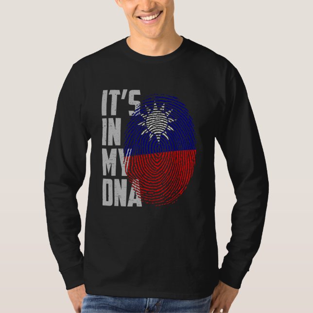 It's In My DNA Taiwan Taiwanese Flag Taiwan Finger T-Shirt (Vorderseite)