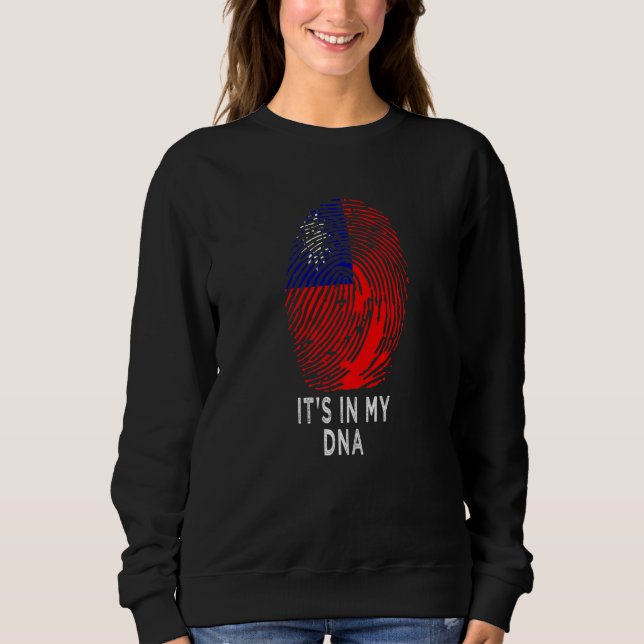 It's In My DNA Taiwanese  Proud Taiwan Flag Sweatshirt (Vorderseite)