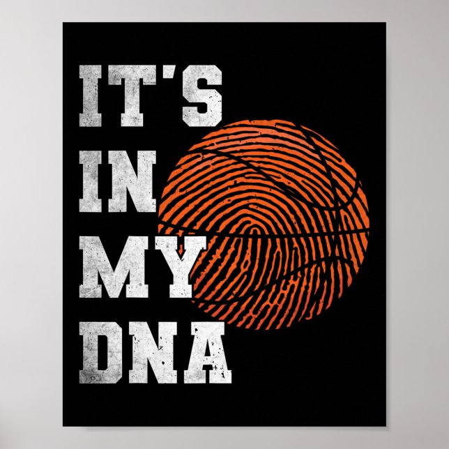 It's In My Genomic Code Sketll  Poster (Vorne)