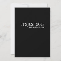 It's Just Golf T-shirt for Golfers Funny Golfing T