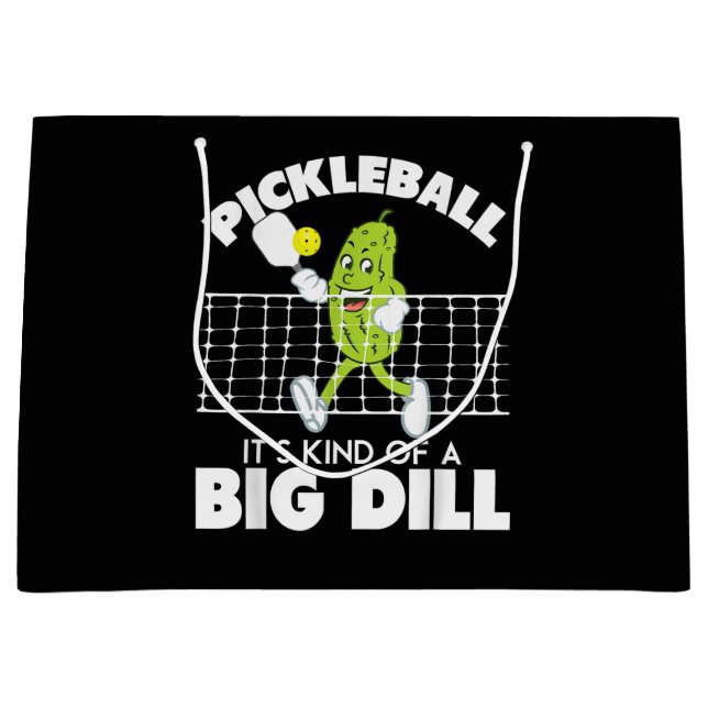 It's Kind of A Big Dill - Funny Pickleball Paddle Große Geschenktüte (Vorderseite)
