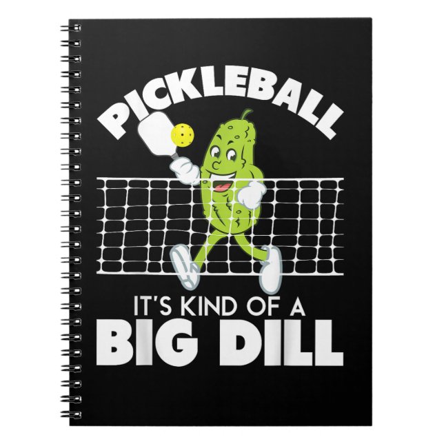 It's Kind of A Big Dill - Funny Pickleball Paddle Notizblock (Vorderseite)