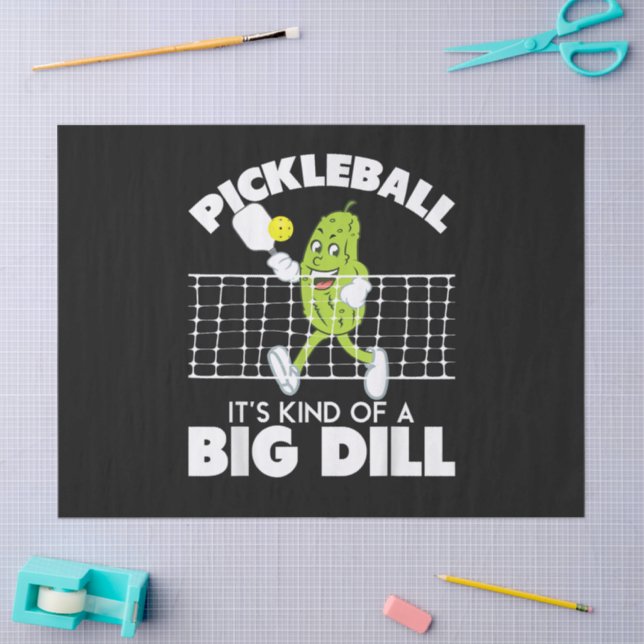 It's Kind of A Big Dill - Funny Pickleball Paddle Seidenpapier (Basteln)