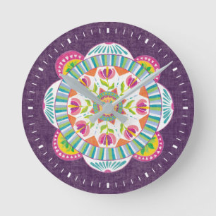 It's Like Frida III Runde Wanduhr