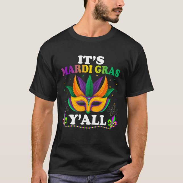 Its Mardi Gras Yall Mardi Gras Outfit for Women Gi T-Shirt (Vorderseite)
