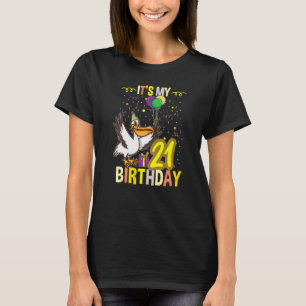 Its My 21st Birthday Pelican Bird T-Shirt