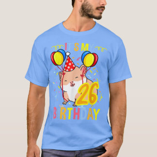 Its My 26th Birthday Guinea Pig T-Shirt