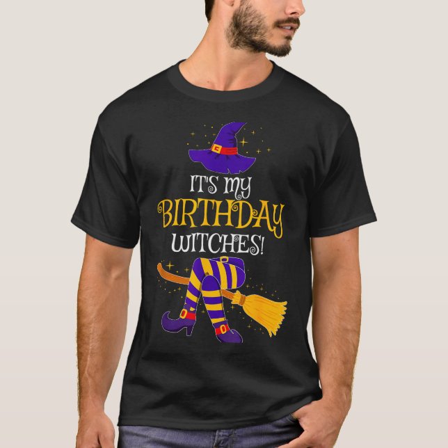 It's My Birthday Witches! Family Matching Costume  T-Shirt (Vorderseite)