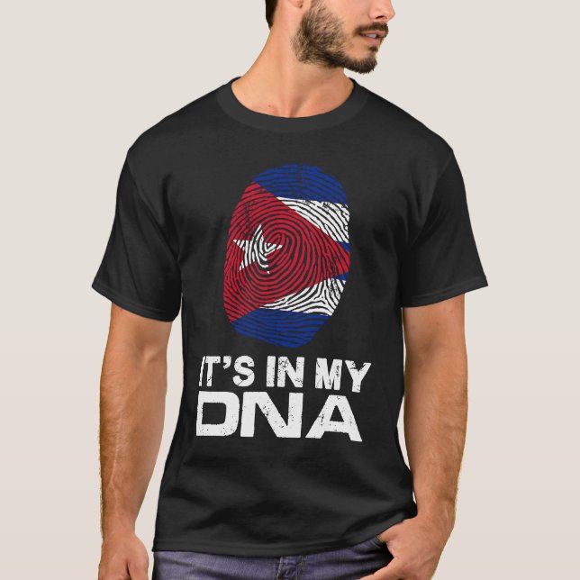 IT'S MY DNA IN Flag National Pride Fingerprint Cub T-Shirt (Vorderseite)