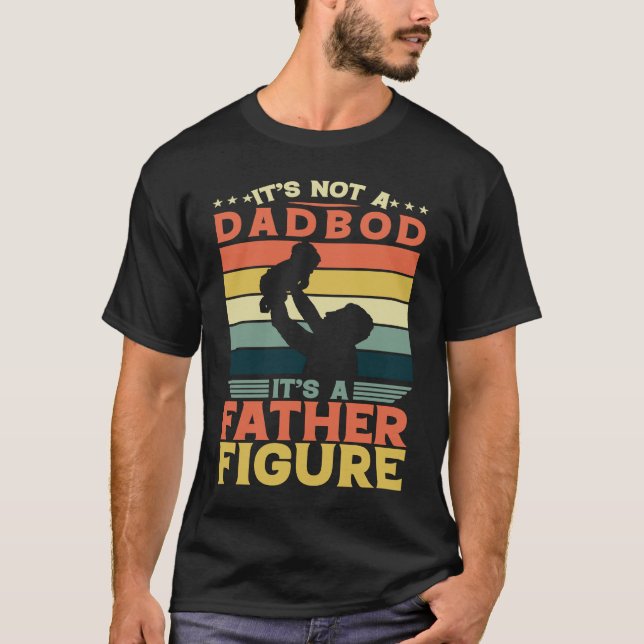 It's Not A Dad Bod It's A Father Figure  Mens Vint T-Shirt (Vorderseite)