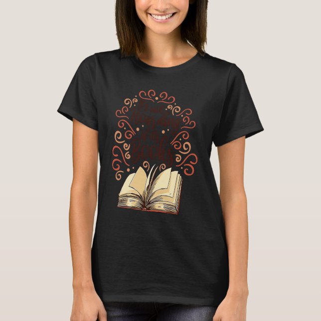 Its not Hoarding if Its books Reader Book Reading  T-Shirt (Vorderseite)