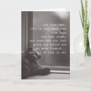 it's OK not to be OK Encouragement Card Karte