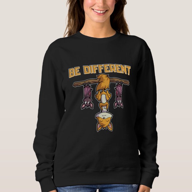 It's okay to be different Sei Anders Fox Bat  3 Sweatshirt (Vorderseite)
