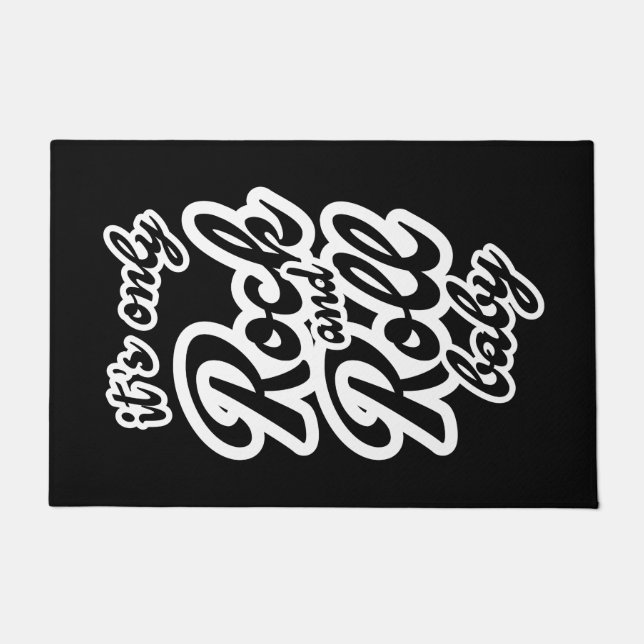 Its Only Rock and roll Baby Fußmatte (Vorderseite)