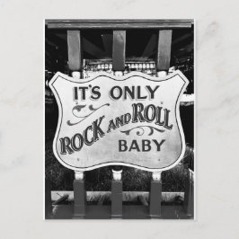 'It's Only Rock and Roll Baby' Postkarte