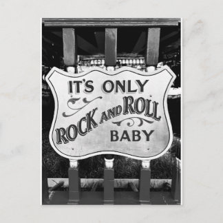 'It's Only Rock and Roll Baby' Postkarte