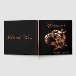 It's Our Wedding Day Wedding Rings Foil Gift Tag Gästebuch