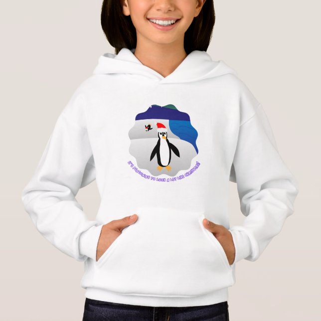 It's Penguining to look a lot like Christmas Hoodie (Vorderseite)