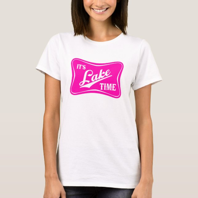 It's River Time T-Shirt – Retro Summer Float Trip  (Vorderseite)