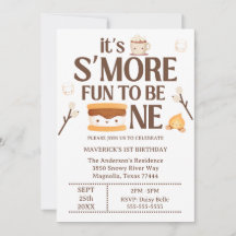 It's S'more Fun to Be One Kids 1st Birthday