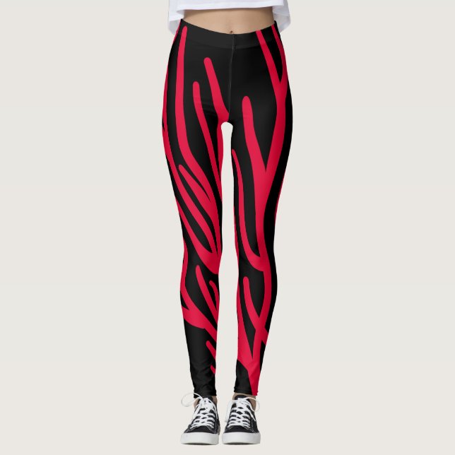 It's Summer, Sun and  Beach Time   Design   Leggin Leggings (Vorderseite)