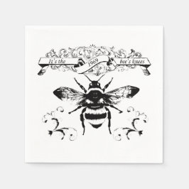 It's the bee's knees serviette