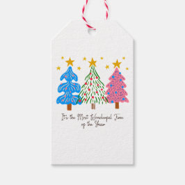 It's The Most Wonderful Time Christmas  Geschenkanhänger