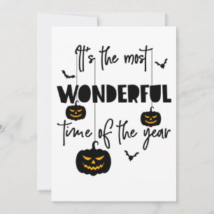 It's the Most Wonderful Time of the Year Halloween Dankeskarte