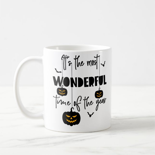 It's the Most Wonderful Time of the Year Halloween Kaffeetasse (Links)