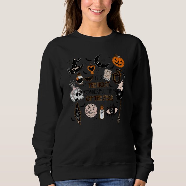 It's the Most Wonderful Time Of The Year Halloween Sweatshirt (Vorderseite)