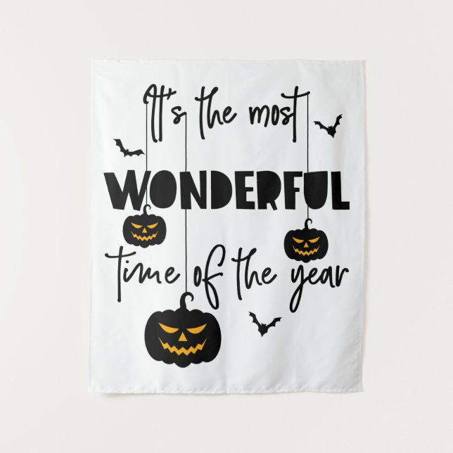 It's the Most Wonderful Time of the Year Halloween Wandteppich (Vorderseite)
