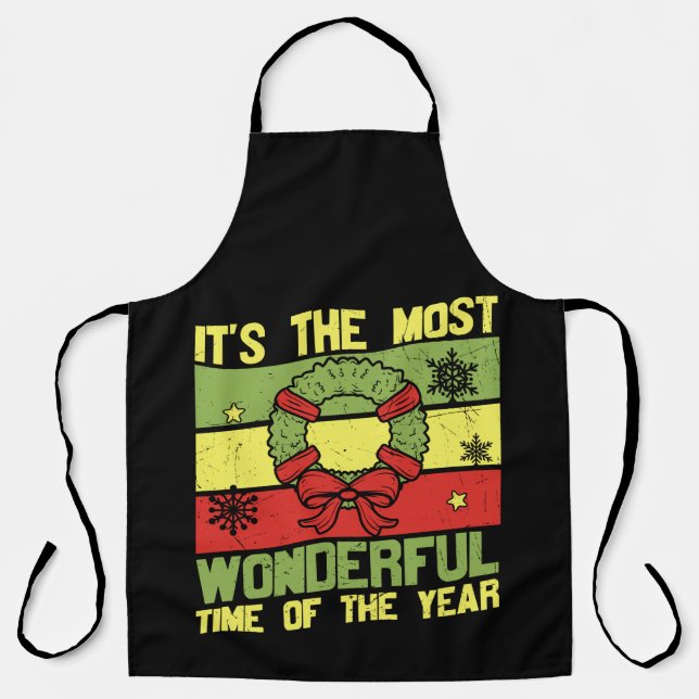 It's The Most Wonderful Time Of The Year Schürze (Vorderseite)