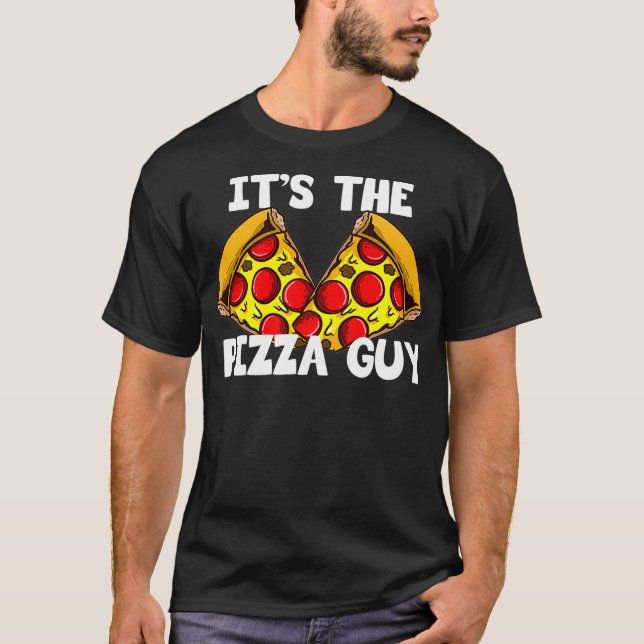 Its The Pizza Guy - Pizza Heart  T-Shirt (Vorderseite)