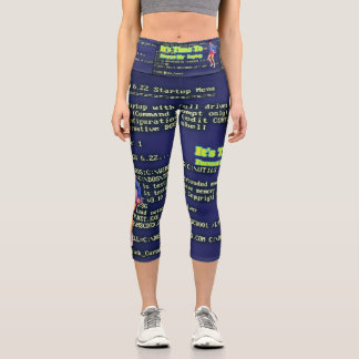 It's Time To Format My Laptop Capri Leggings