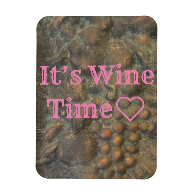 "It's Wine Time" Magnet (Vertikal)