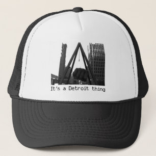 it'ss eine Detroit-Sache Fernlastfahrerkappe Truckerkappe