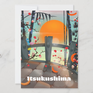 Itsukushima Japan Reiseplakat