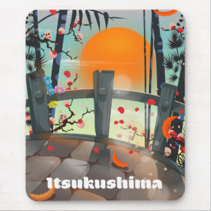 Itsukushima Japan Reiseplakat Mousepad