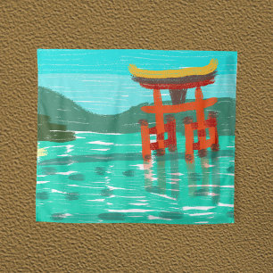 Itsukushima-Schrein Wandteppich